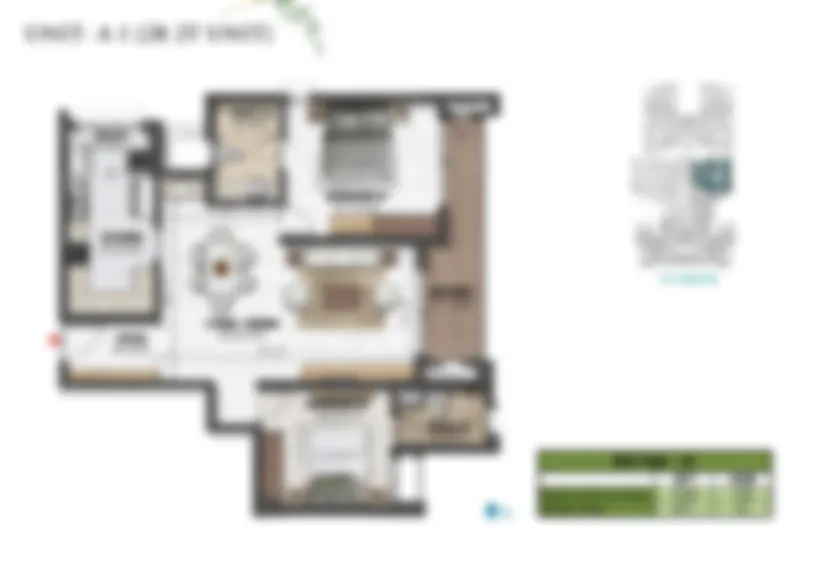2 BHK Floor Plan